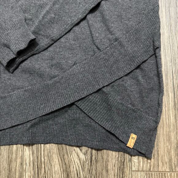 NWT TenTree Highline Cotton Acre Sweater Women’s Medium Dark Grey Heather Cotton - Picture 3 of 5